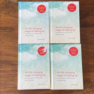 4 MARIE KONDO hardcover books (4 Copies) Life-Changing Magic of Tidying Up